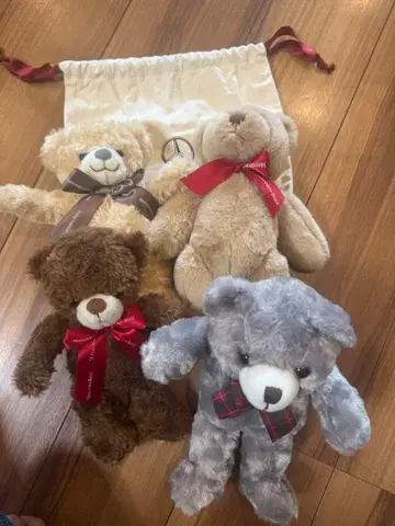 벤츠베어 메르세데스 벤츠 봉제 인형 4개 세트