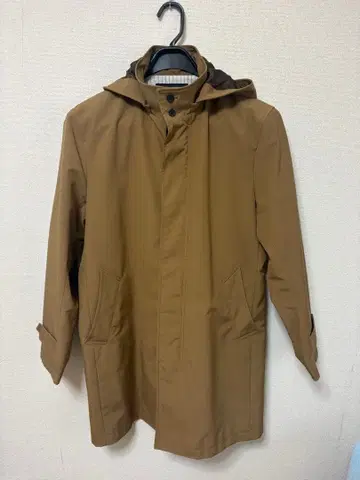 스탠드 칼라 코트 나노 유니버스 후드 탈착 S