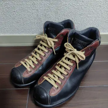 [ CAMPER 캠퍼 ] 하이컷 스니커즈 가죽 블랙 39