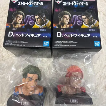 제일복권 스트리트 파이터 6 D상 헤드 피규어 루크 2개 세트