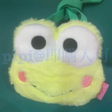 2 케로피 봉제 인형 파우치 원 포인트 하트 퓨로