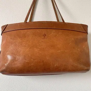 ALBERO 이탈리아제 천연 가죽 토트백 브라운