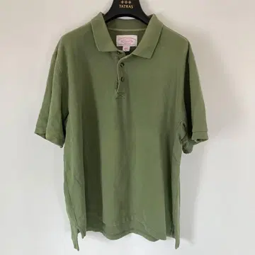 Filson Cotton Polo Shirt L Olive Green