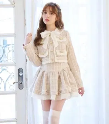 LIZLISA 트위드 자켓 셋업