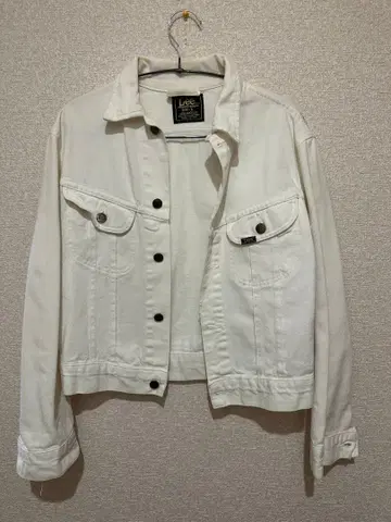 Lee Premium Quality 화이트 데님 자켓