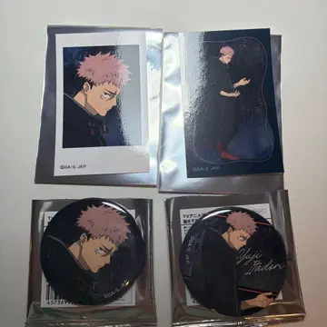 주술회전 이타도리 유우지 돈키호테 캔뱃지 카드 비 ver.