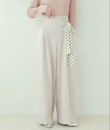 [ natural couture ] 허리 리본 턱 팬츠 완판템