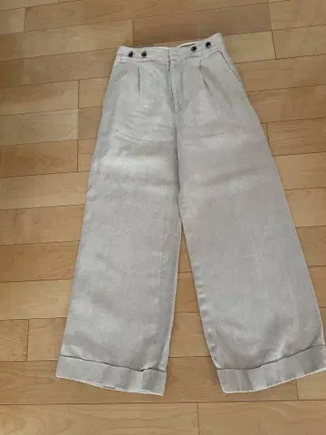 MARGARET HOWELL 와이드 팬츠 베이지