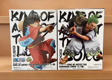 원피스 KING OF ARTIST 피규어 루피 조로