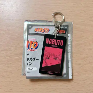 NARUTO 아카츠키 블랙 아크릴 키링 사소리