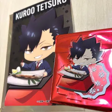 하이큐 스마일 베이스 카페 아크릴 스탠드 브로마이드 쿠로오 테츠로