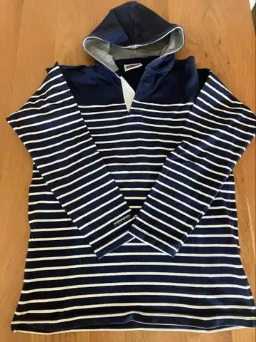 [ BARBARIAN ] 스트라이프 후드 부착 후드티