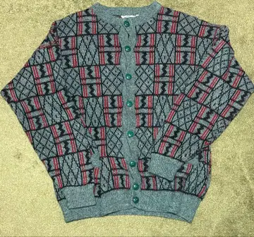 MAPER 빈티지 니트 가디건 표기 M 80s~90s 이탈리아제