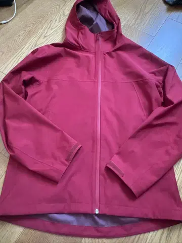 [ 새상품급 ] 유니클로 블록테크 마운틴 후드티 빨간색 L