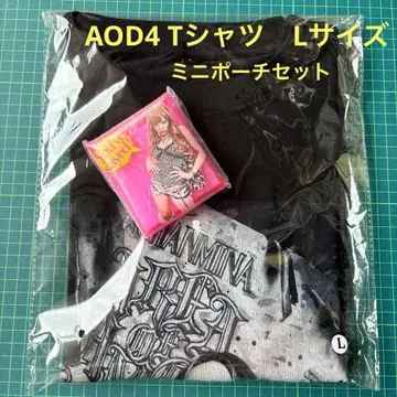 찬미나 AOD4 라이브 T셔츠 RF 한정판 파우치 세트