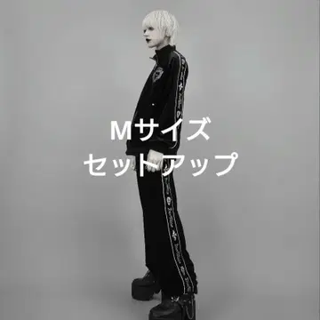 DimMoire 벨로아 저리 상의 팬츠 셋업 [ Black ]