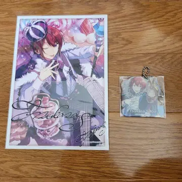 앙스타 스오우 츠카사 아크링 키링 사인 포함 브로마이드 사인 스티커