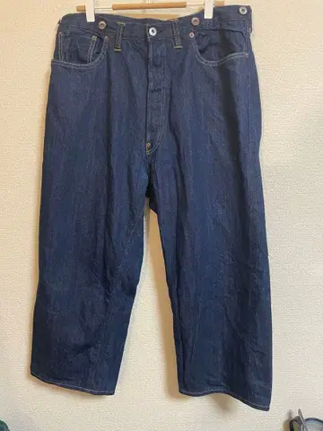 A.PRESSE No.22 Washed Wide Denim Pants