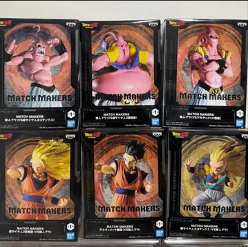 드래곤볼 MATCH MAKERS 피규어 6체 세트