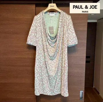 정가 24150엔 택 포함 새상품 폴앤조 드레이프넥 원피스 [38]