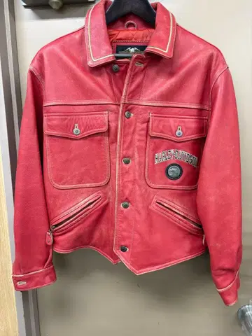 Harley-Davidson 가죽 자켓 레드