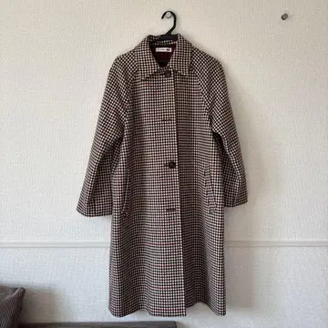 UNIQLO JWANDERSON 체크 무늬 롱 코트