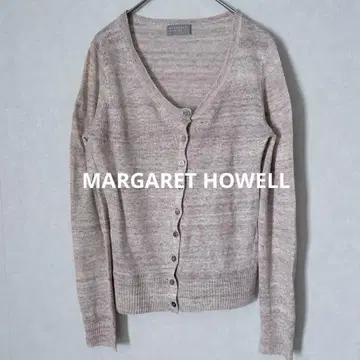 마가렛호웰 V넥 가디건 린넨 100%