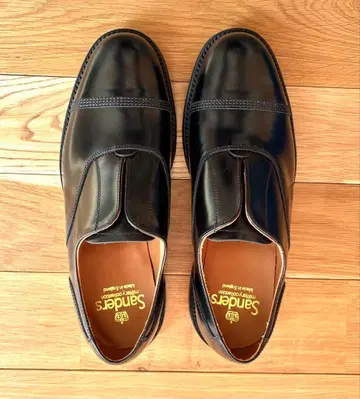 Sanders 블랙 드레스 슈즈 노레이스