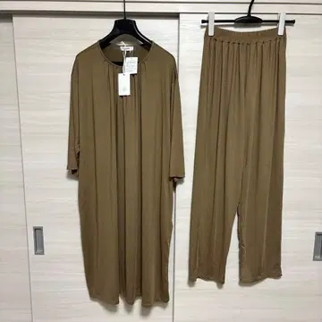 택 포함 미사용 STYLEMIXER 룸웨어 브라운