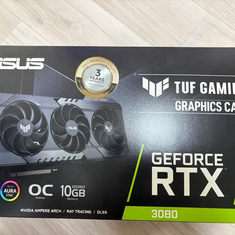 ASUS TUF Gaming RTX 3080 10GB OC 그래픽카드