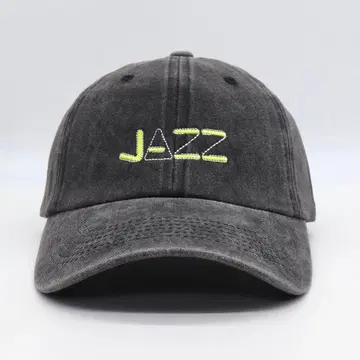 새상품 오리지널 자수 베이스볼 캡 음악 재즈 JAZZ 로고 블랙