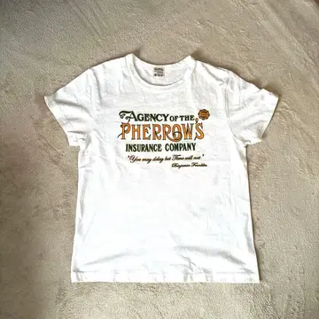 [ 새상품급 ] Pherrows 페로우즈 화이트 T셔츠 M 아메카지