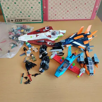 레고 블록 세트 다양한 부품 스타워즈 스타파이터