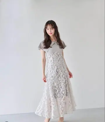 dazzlin -5kg 시리즈 오팔 플라워 코르셋 원피스