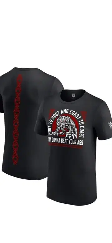 M 사이즈 미개봉 새상품 WWE T셔츠 제이코브 파투 T셔츠