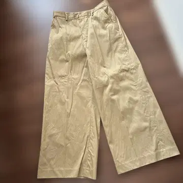 B:MING by BEAMS 베이지 와이드 팬츠 M