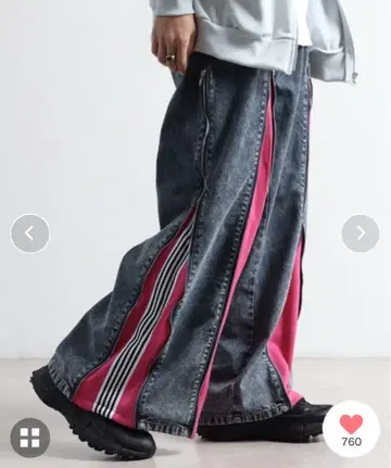 리메이크 라이크 데님 집업 저리 x 데님 리메이크풍 플레어