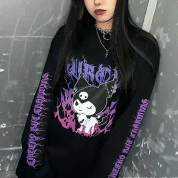 QOOZA x 쿠로미 콜라보 L/S TEE