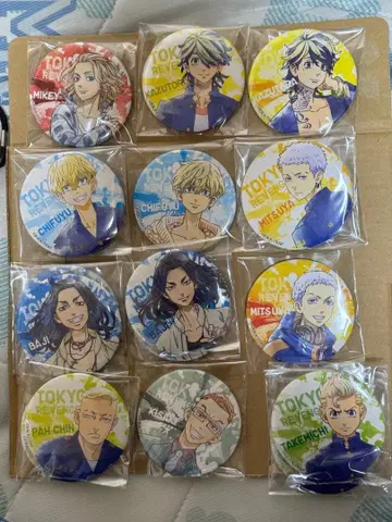 도쿄 리벤저스 뽑기 캔뱃지 묶음 판매