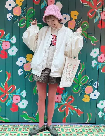 poppy 아이보리 MA-1 자켓