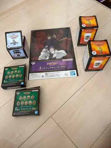 골든 카무이 제일복권 반다이 애니메이션 6점 세트