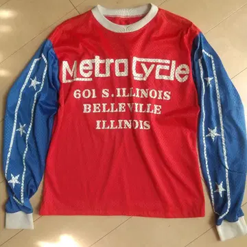 70S 빈티지 Metro Cycle 메쉬 모터사이클 저지