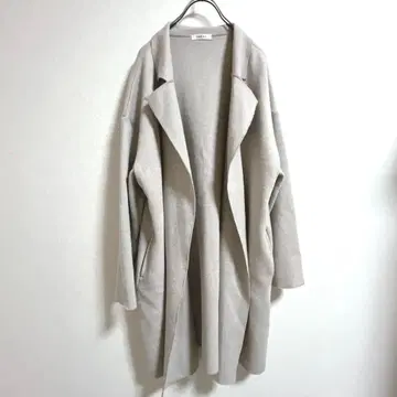 INGNI 잉그 니트 롱 가디건 코트 베이지 사이즈M