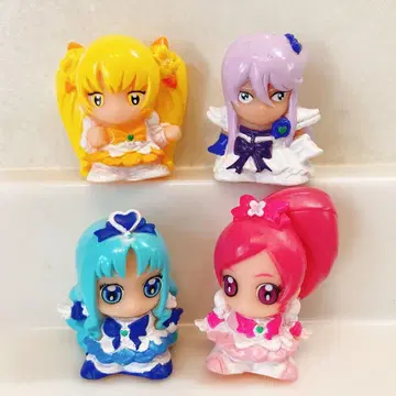 하트캐치 프리큐어 [ 물에 뜨는 인형 세트 ] 소프트 비닐 피규어