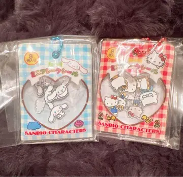 [ 미개봉 새상품 ] 산리오 바스락 프레이크씰풍 참 2세트