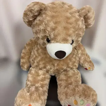 빅 베이지 곰 봉제 인형