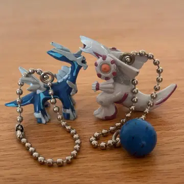 레어 포켓몬 파르키아 디아루가 키링 세트