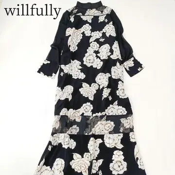 [ willfully/윌프리 ] 롱 원피스 맥시 길이 꽃무늬 보타니컬