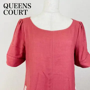 새상품급 QUEENS COURT 원피스 레이스 비쥬 0839B