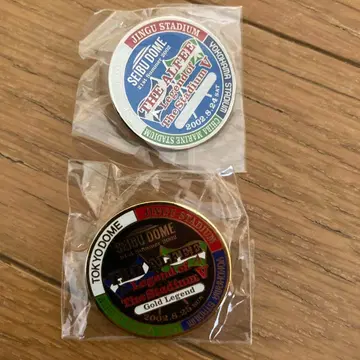 진구 스타디움 & 세이부 돔 핀 배지 세트